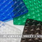 โพลีคาร์บอเนต แผ่นตันคริสตัล Crystal Sheet 3 มม.