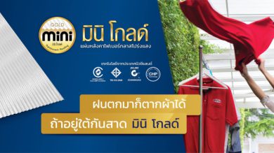 มินิ โกลด์ Mini Gold หลังคาโปร่งแสง