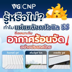 แผ่นหลังคาไวนิลวีจีผลิตจากirupvc